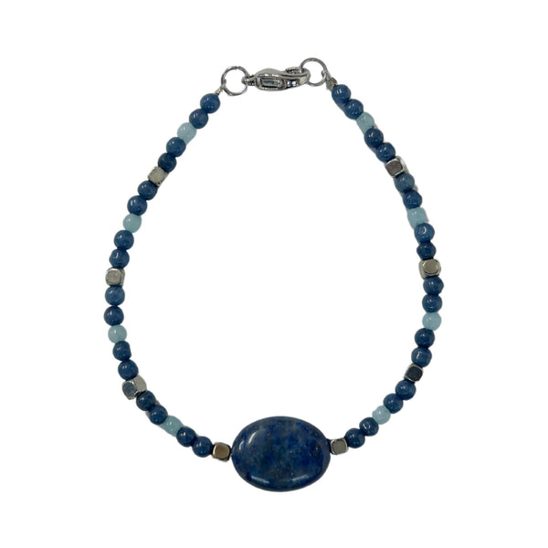Tamar Bracelet (Dark Blue with Dark Blue Stone)
