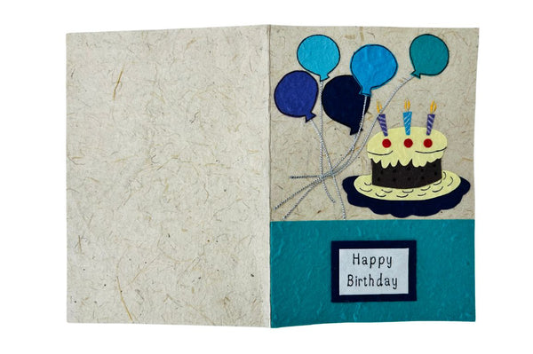 Cake with Balloons Blue (553)