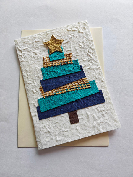 Christmas Tree Turquise and Blue (267)