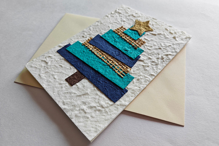 Christmas Tree Turquise and Blue (267)