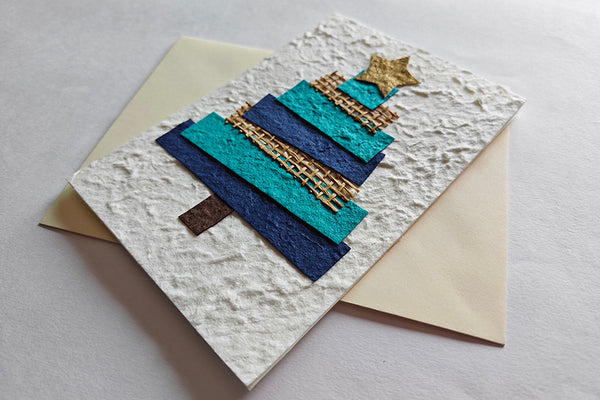 Christmas Tree Turquise and Blue (267)