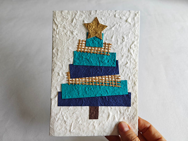 Christmas Tree Turquise and Blue (267)