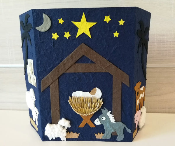 Stand-Up Christmas Nativity - Can be used as Christmas Decoration or Christmas Card (270)