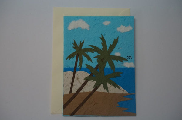 Water, Goose and Palm Trees Envelope