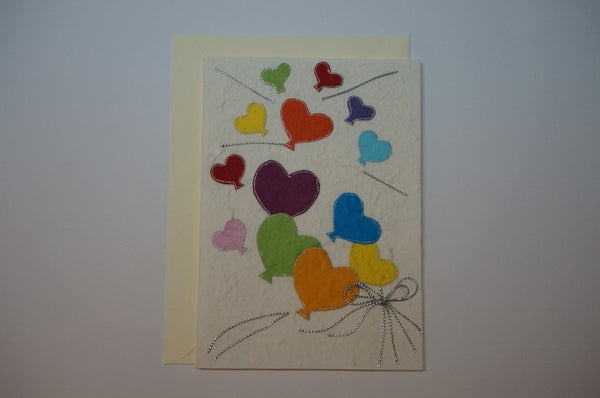 Various Colored Balloons Envelope
