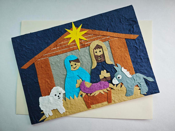 Stable with Mary & Joseph (220)
