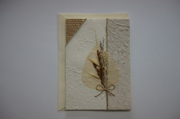 Wheat Leaf Dried Flower Envelope