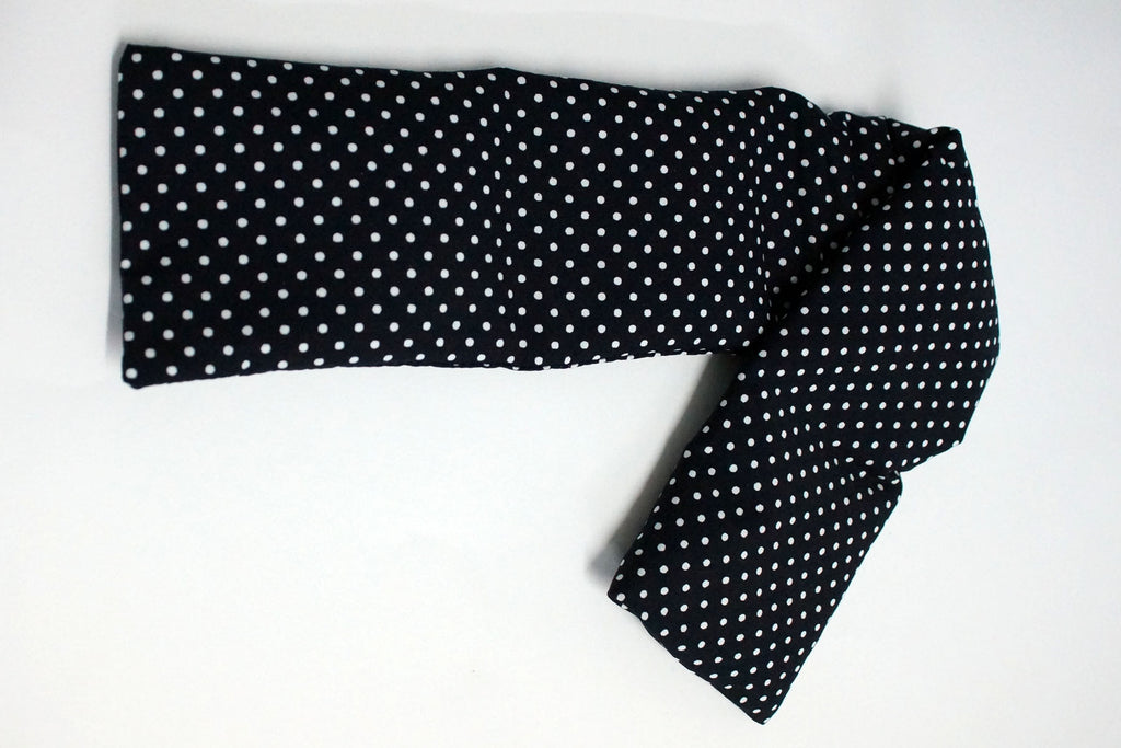 Heat Pack Long (Black with White Dots)