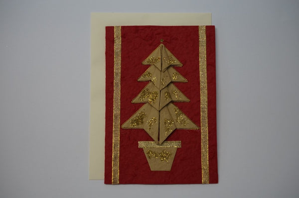 Tree Gold Envelope