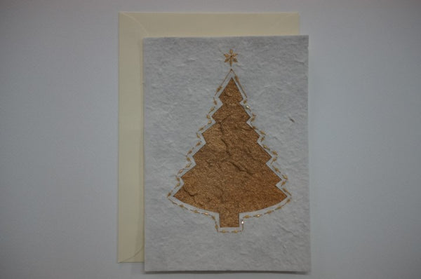 Golden Tree with Beads Envelope