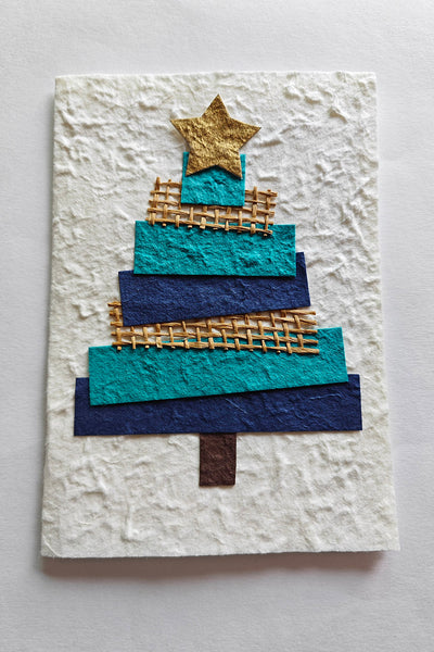 Christmas Tree Turquise and Blue (267)