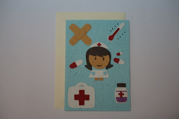 Get Well Nurse Envelope