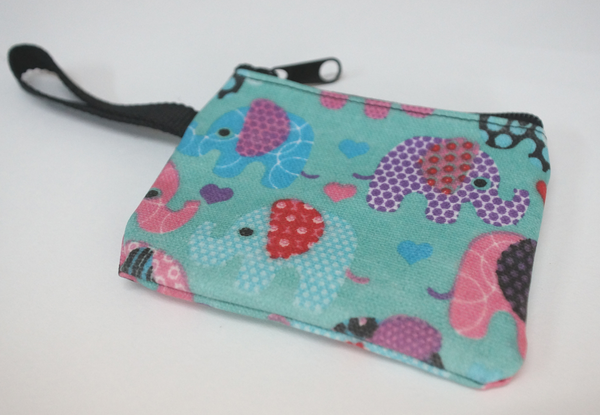 Coin Purse 'Elephant' (available in Blue or Turquoise)