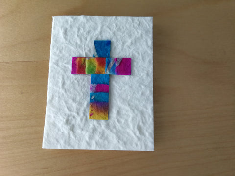 Mini Card: Multi Color Cross (913)